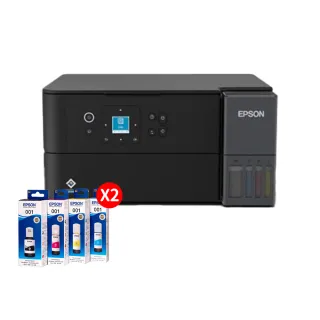 【EPSON】官方直營 搭2組T03Y原廠1黑3彩墨水★L4360 高速三合一Wi-Fi智慧遙控連續供墨複合機