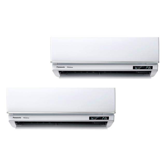 【Panasonic 國際牌】2-4坪+3-5坪一對二變頻冷暖分離式冷氣(CU-2J45FHA2/CS-UX22FA2+CS-UX28FA2)