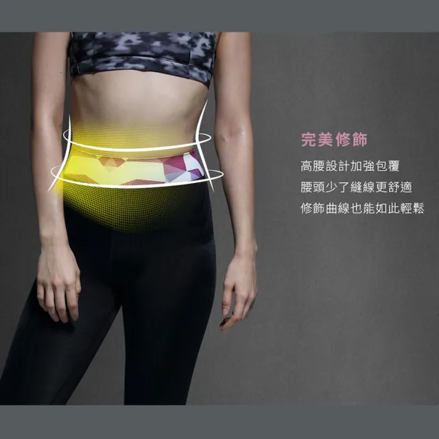 【A-MYZONE】女款健身 無痕包覆 顯瘦速乾多功能室內運動長褲(壓力褲/瑜珈褲/束褲/健身褲/內搭褲)