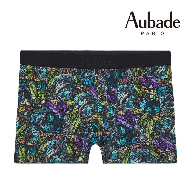 【Aubade】長版頂級舒棉莫代爾 彈性四角男褲 法國進口 平口褲(多款-2421.3.4.5.6.7)