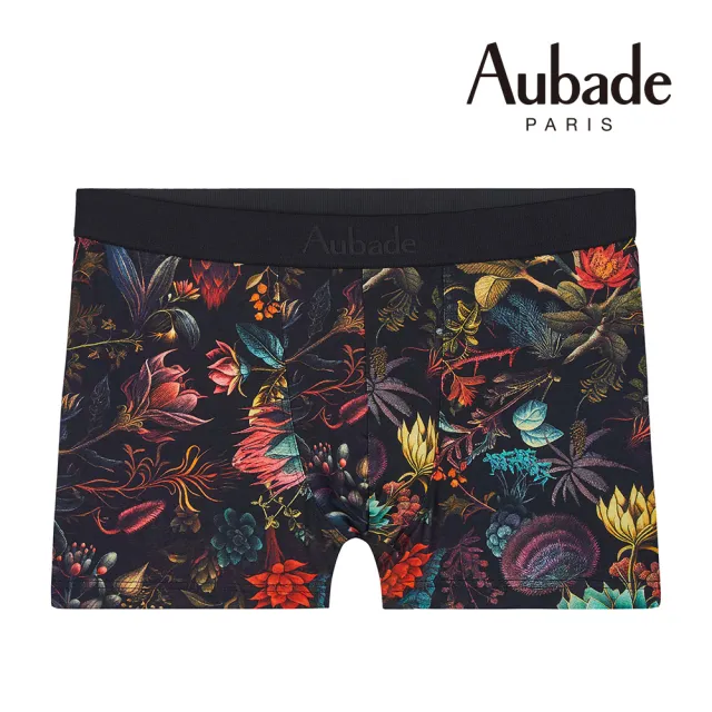 【Aubade】長版頂級舒棉莫代爾 彈性四角男褲 法國進口 平口褲(多款-2421.3.4.5.6.7)