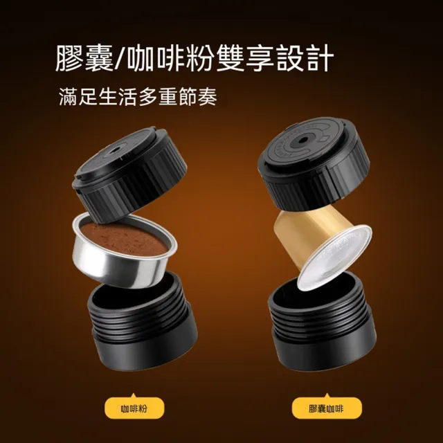 咖啡機 便攜咖啡機 咖啡機套裝 雙萃便攜意式 可視壓力表 咖啡機/電動磨豆機/奶泡器