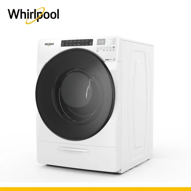 【Whirlpool 惠而浦】家電快配17公斤 Load & Go蒸氣洗脫烘變頻滾筒洗衣機(8TWFC6820LW)