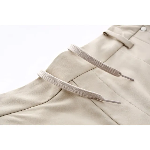 【FILA】FILA 中性平織短褲-卡其 1SHA-1465-KK
