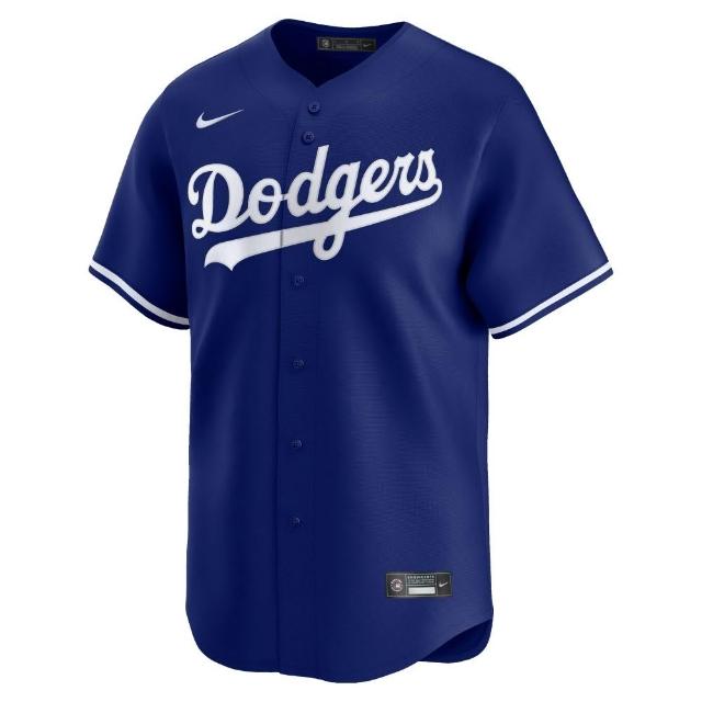 【NIKE 耐吉】NIKE LA DODGERS ROYAL ALT2 JERSEY WBC 棒球 限量 藍 球衣 上衣 T恤