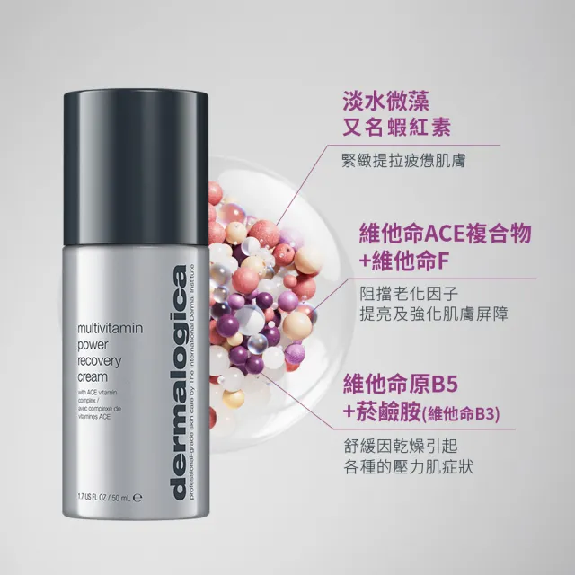 【dermalogica 德卡】多重維他命超能乳霜50ml雙入(保濕修護/緊緻潤澤/醫美保養/夏季保養)