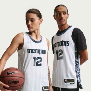 【NIKE 耐吉】籃球背心 男 MEM MNK DF SWGMN JSY CE 25 孟菲斯灰熊隊 JA 莫蘭特 透氣 白(HM5986104)
