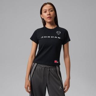 【NIKE 耐吉】短袖上衣 女 AS W J BRK SS SHGF GFX TEE FC 喬丹 舒適 柔軟 黑 (IR8804010)