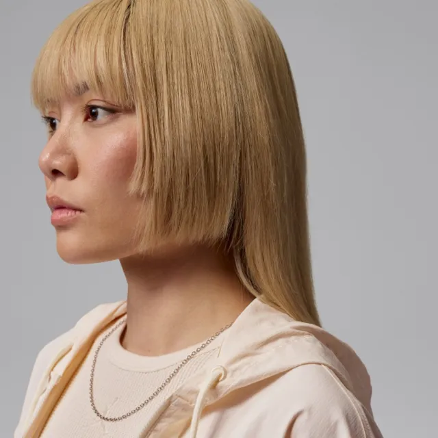 【NIKE 耐吉】連帽外套 女 AS W J FLT UV FZ JKT 喬丹 休閒外套 防曬外套 粉 (IF1178110)