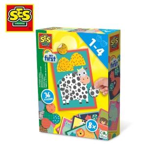 【SES】幼兒感官啟蒙：動物紋路貼紙遊戲 - 兒童DIY手作系列 (適合1歲以上寶寶)