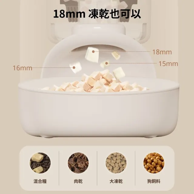 【meoof】蛋捲餵食器 WiFi版獨享碗(寵物餵食器 貓咪餵食器 自動餵食器 餵食機 鹼性電池供電 無線使用)