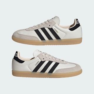 【adidas 愛迪達】SAMBA OG 運動 休閒鞋 滑板 德訓鞋 復古 男鞋 白 IH6820