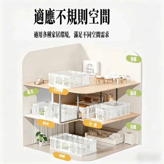 【匠俱】寵物圍欄70cm （家用狗圍欄 寵物柵欄 室內圍欄 DIY拼接 防護欄 寵物隔離門 狗籠 狗窩）