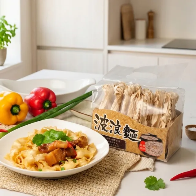 【康健生機】波浪麵-蕎麥口味(420g)