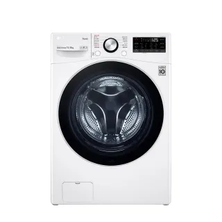 【LG 樂金】家電快配15公斤◆WiFi蒸洗脫烘變頻滾筒洗衣機◆冰磁白(WD-S15TBD)
