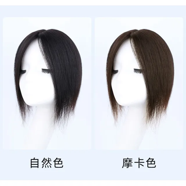 【巴黎精品】現貨限搶 女真髮髮片透氣假髮片輕量隱形增髮量假髮接髮(自由分縫9*9cm直髮2色a1fn5)5.5