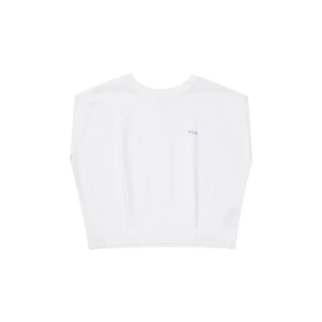 【FILA】FILA 女短袖圓領T恤-白色 5TEA-1470-WT