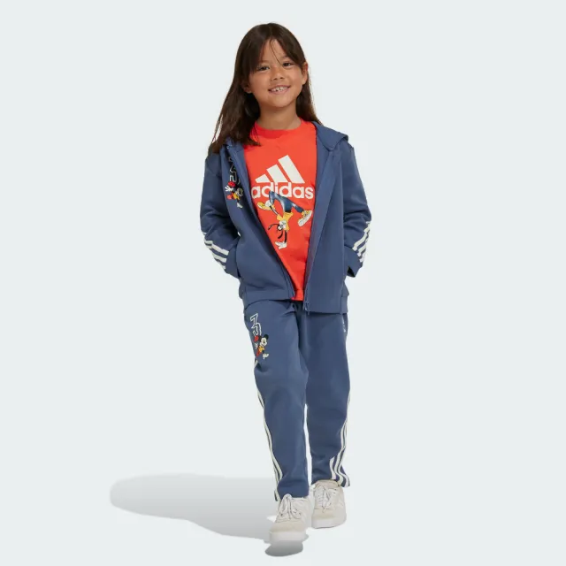 【adidas 愛迪達】DISNEY MICKEY MOUSE 運動長褲 童裝 IW0673