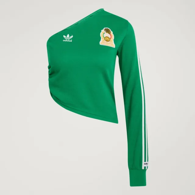 【adidas 愛迪達】世界盃 墨西哥 球迷版長袖上衣 女 - Originals KE2298