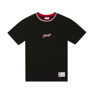【MITCHELL & NESS】NBA JERSEY THREAD TEE 公牛 黑 上衣 短袖 T恤