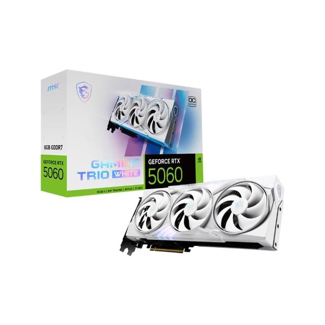 【MSI 微星】RTX 5060 8G GAMING TRIO OC WHITE顯示卡