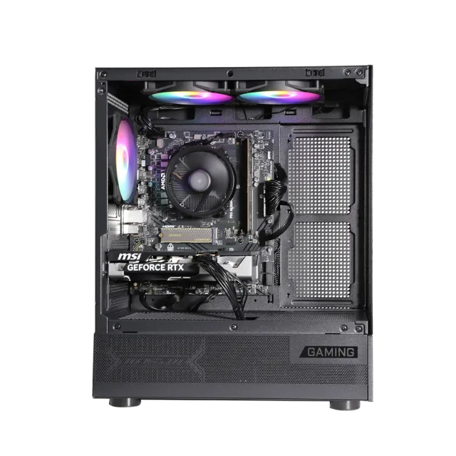 【微星平台】R7八核RTX 5060 Win11{天絕英雄W}電競機(R7 7700 MPK/B650/16G D5/1TB)