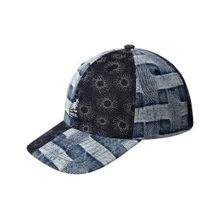 【KANGOL】DENIM MASHUP 棒球帽(靛藍)