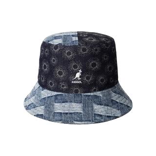 【KANGOL】DENIM MASHUP 漁夫帽(靛藍)