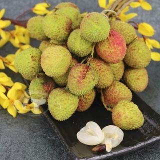【果之家】預購5/15開始出貨-嚴選荔枝鮮嫩飽滿玉荷包禮盒5臺斤x2盒(端午禮盒)