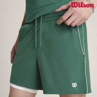 【WILSON】Tennis Volley Short 6in 男款 服飾 短褲 田園綠 WM00008E001001