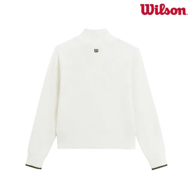 【WILSON】Game On Sweater Top 女款 服飾 毛衣 白色 WE00137W002001