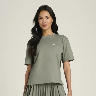【WILSON】Modern Tee 女款 服飾 短袖T恤 綠色 WE00038E014001