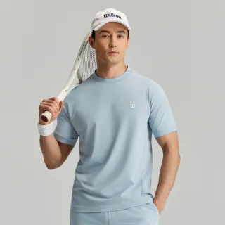 【WILSON】Daily Court Tee 男款 服飾 短袖T恤 暮藍色 WM20039U016001