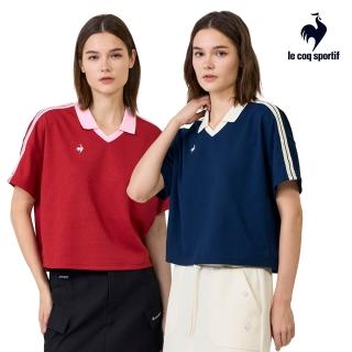 【LE COQ SPORTIF 公雞】吸濕排汗短袖POLO衫 女款 2色 LWX22241