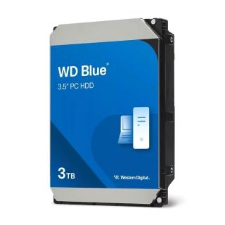 【WD 威騰】藍標 3TB 3.5吋 5400轉 128MB 桌上型 內接硬碟(WD30EZZX)