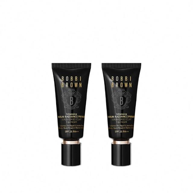 【Bobbi Brown 芭比波朗】蟲草美肌妝前組(冬蟲夏草精華亮膚持妝乳40mlx2/防曬)