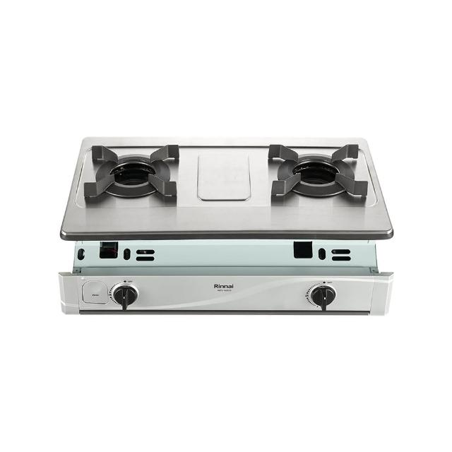 【林內】嵌入式內焰不鏽鋼雙口爐RBTS-N2601S(基本安裝)