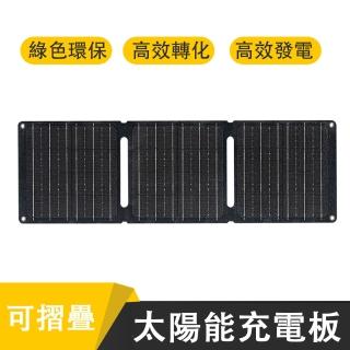 Eco森活 可折疊太陽能充電板 5V21W（充電器 行動電源 快充發電板 便攜充電器 戶外露營應急發電板）