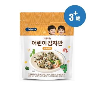 【BEBECOOK 寶膳】韓國 3Y+ 初食海苔酥-海味蔬菜 25g | 符合台灣一般藻類食品規定