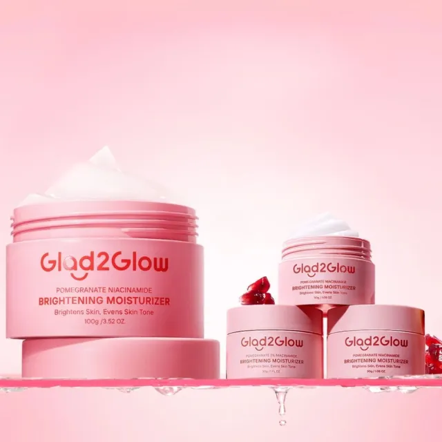 【GLAD2GLOW】紅石榴透亮保濕面霜 100g