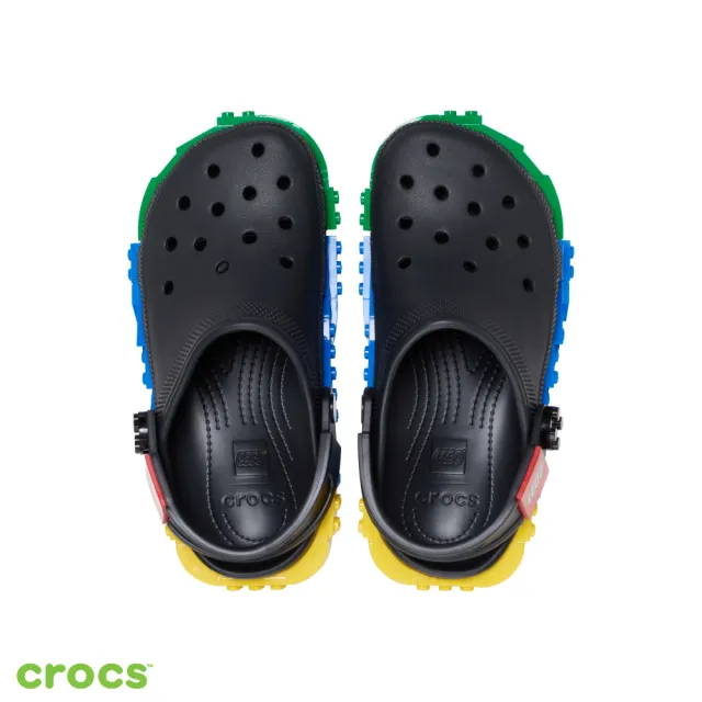 【Crocs】中性鞋 LEGO® 創意聯名系列克駱格 洞洞鞋 黑色(211873-001)