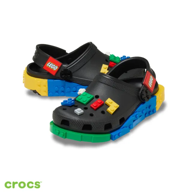 【Crocs】中性鞋 LEGO® Masterbrand 創意聯名系列克駱格 黑色(212388-90H)