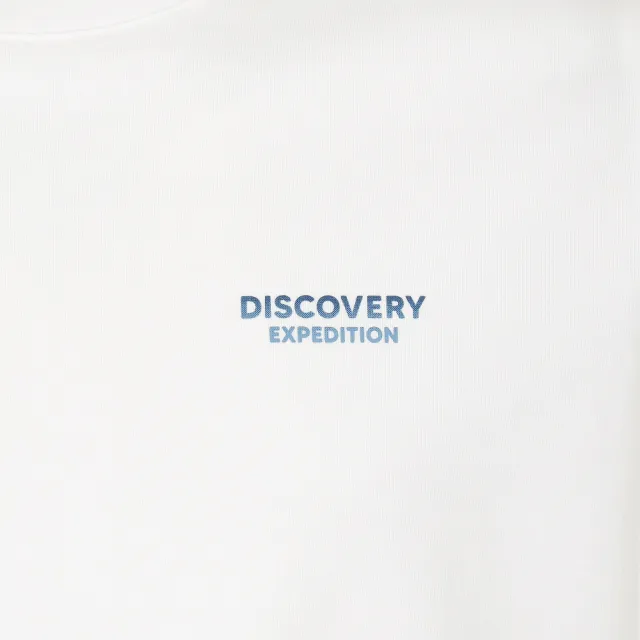 【Discovery Expedition】Freshvent 露台圖案短袖T恤 上衣 邊佑錫同款 (DXRS7K063-WHS)