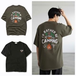 【Dition】戶外露營火把CAPM短袖上衣 男女可穿 oversize