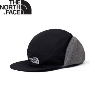 【The North Face】防潑水絨毛保暖飛行帽《黑》8CHU/DWR防潑水運動帽/休閒帽