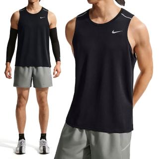 【NIKE 耐吉】As M Nk Df Miler Tank Top 背心 男款 黑色 反光 透氣 無袖 IF2019-010
