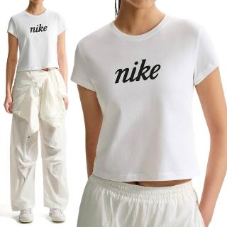 【NIKE 耐吉】As W Nsw Club Ss Tee Hbr Md S2 短袖 女款 白色 Logo IH7455-100