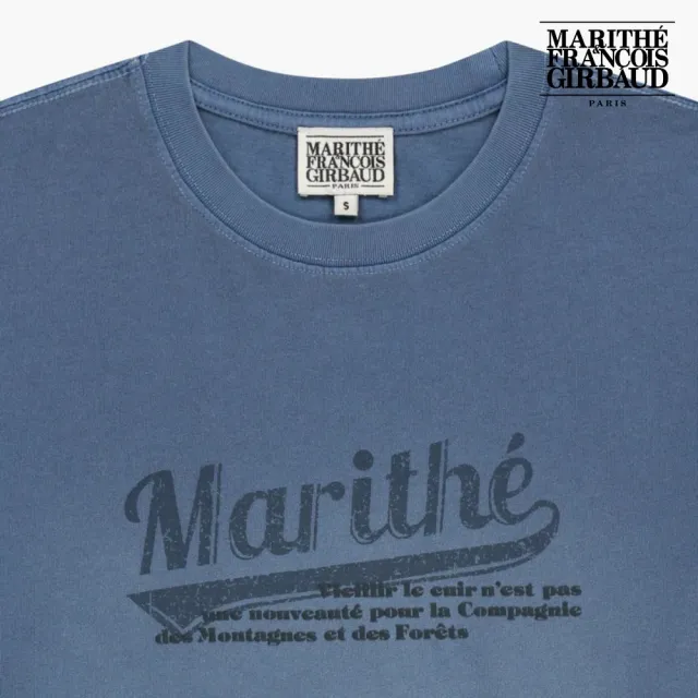 【MARITHE FRANCOIS GIRBAUD】官方旗艦 水洗做舊復古LOGO寬版上衣(多款任選)