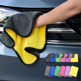 【VOLA 維菈】雙面珊瑚絨擦拭布 強力吸水 抹布 乾濕兩用 廚房擦拭布 珊瑚絨抹布 加厚洗車布 清潔布
