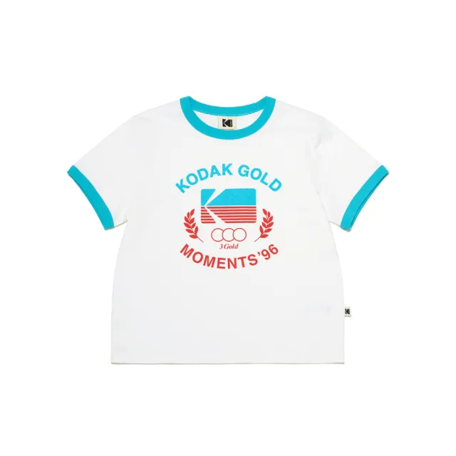 【KODAK Apparel】柯達 女款 短袖T恤 Kodak gold 棉質 共2色 / KB602005BLK KB602005WHT